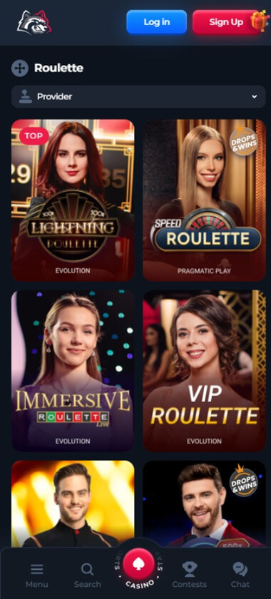 BetFury Casino Mobile Preview 2