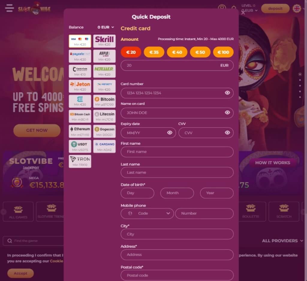 slot-vibe-casino-deposit-methods-review