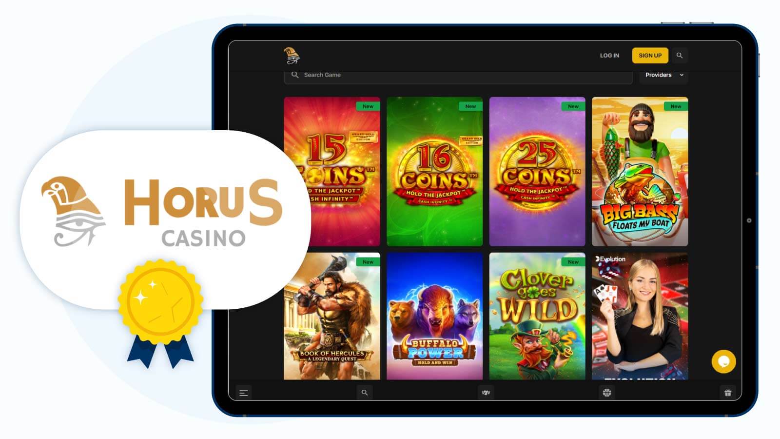 1.Horus-Casino-Best-300%-Deposit-Casino-in-Our-Database-in-March-2024