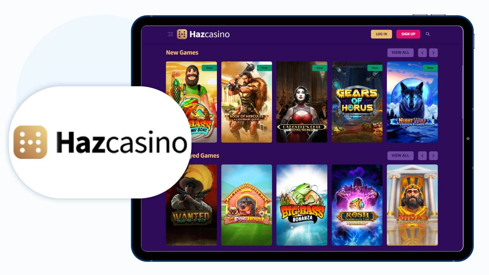 Haz-Casino-Impressive-200%-Deposit-Bonus-up-to-€200-With-No-Wagering