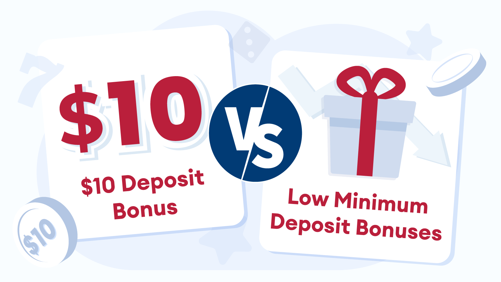 $10 Deposits vs. Other Low Minimum Deposit Casinos
