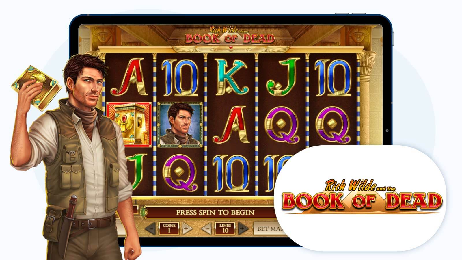 Book of Dead – top slot with the most free spins
