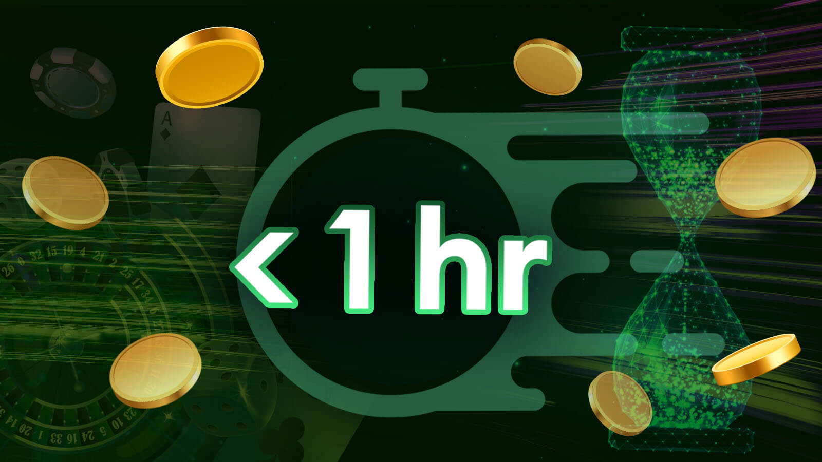How to Withdraw in Less Than 1 Hour at Online Casinos