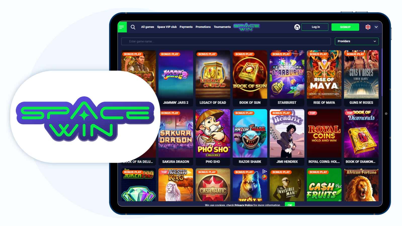 SpaceWin Casino Best 300% New Online Casino to Look For in 2024