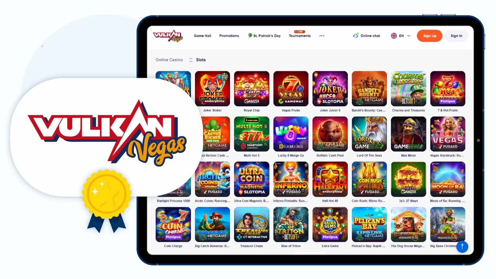 Vulkan Vegas Casino Best Online Casino for Slots