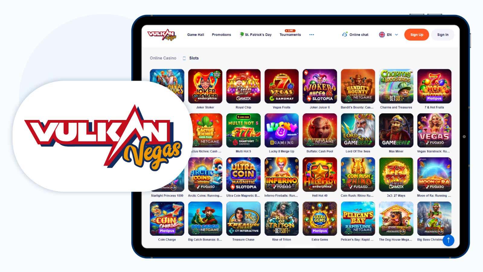 Vulkan Vegas Casino Outstanding €10 Minimum Deposit Casino for Slots