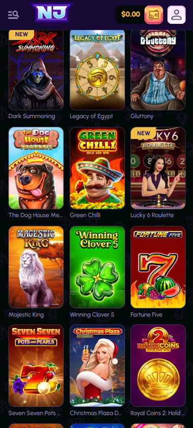 Nova Jackpot Casino Mobile Preview 5