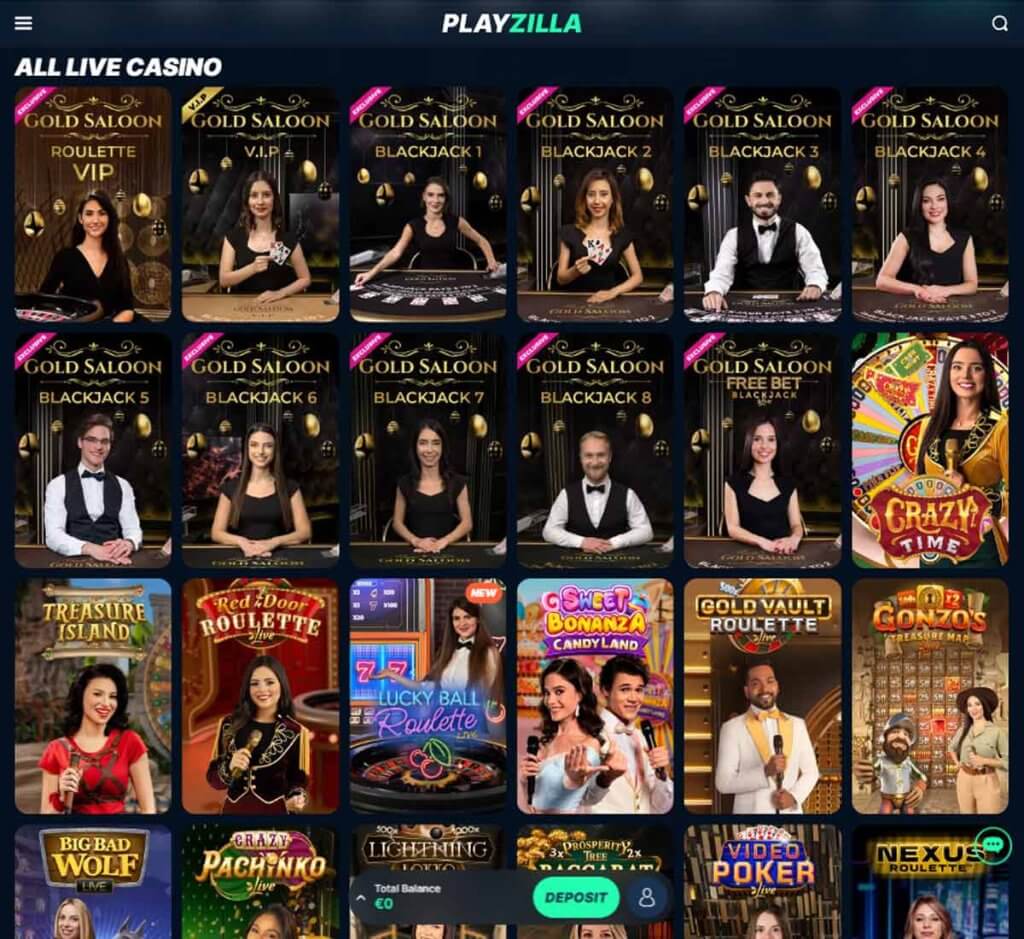 playzilla-play- casino-live-dealer-games-review