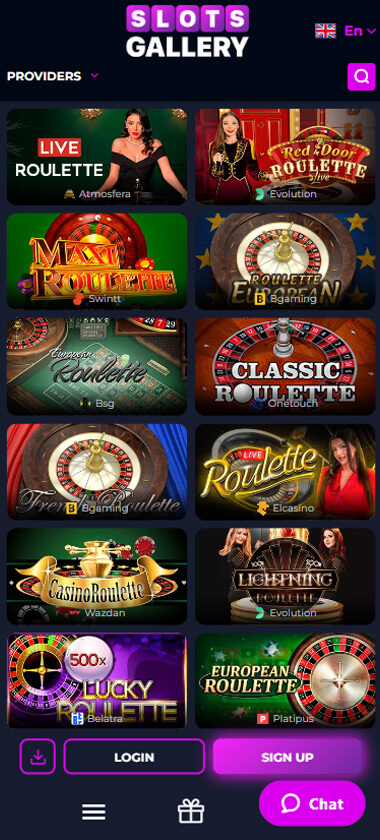 Slots Gallery Casino Mobile Preview 2