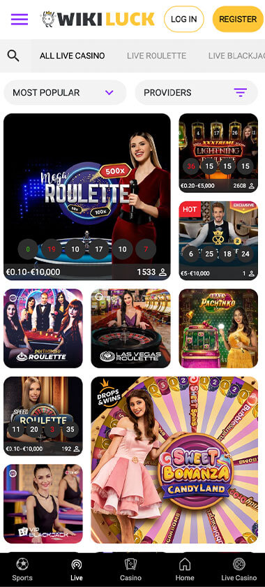 WikiLuck Casino Mobile Preview 2