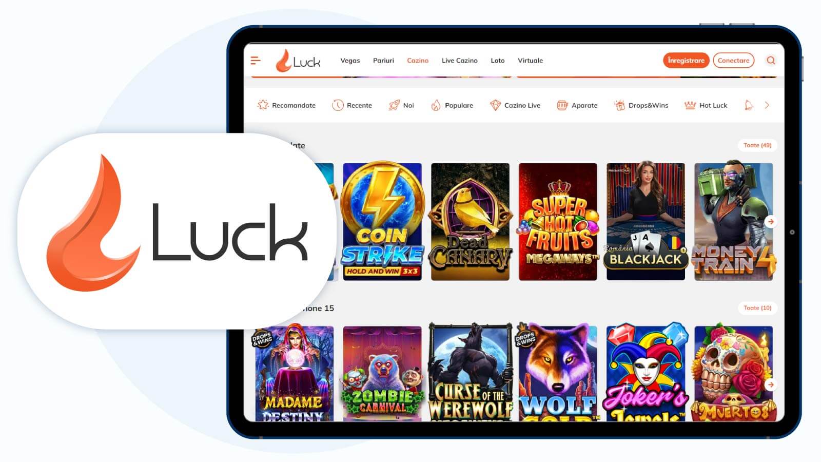 Luck Casino – Alegerea De Top Pentru Gama De Furnizori De Jocuri