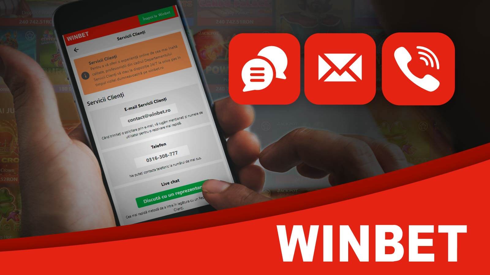 Metode de Contact Eficiente Disponibile La Winbet