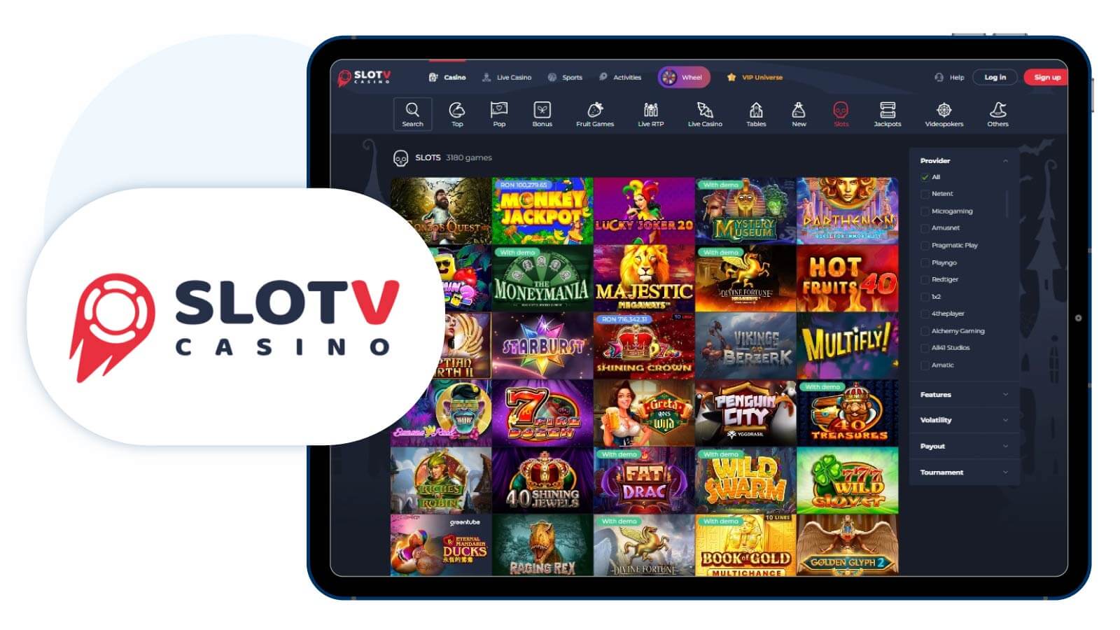 SlotV Top-Casino-Online-Pe-Bani-Pentru-Sloturi