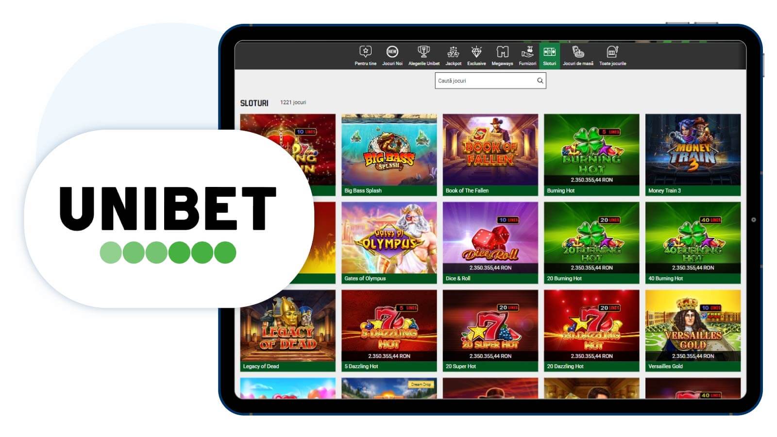 Unibet Încerci-o-selecție-variată-de-sloturi-noi