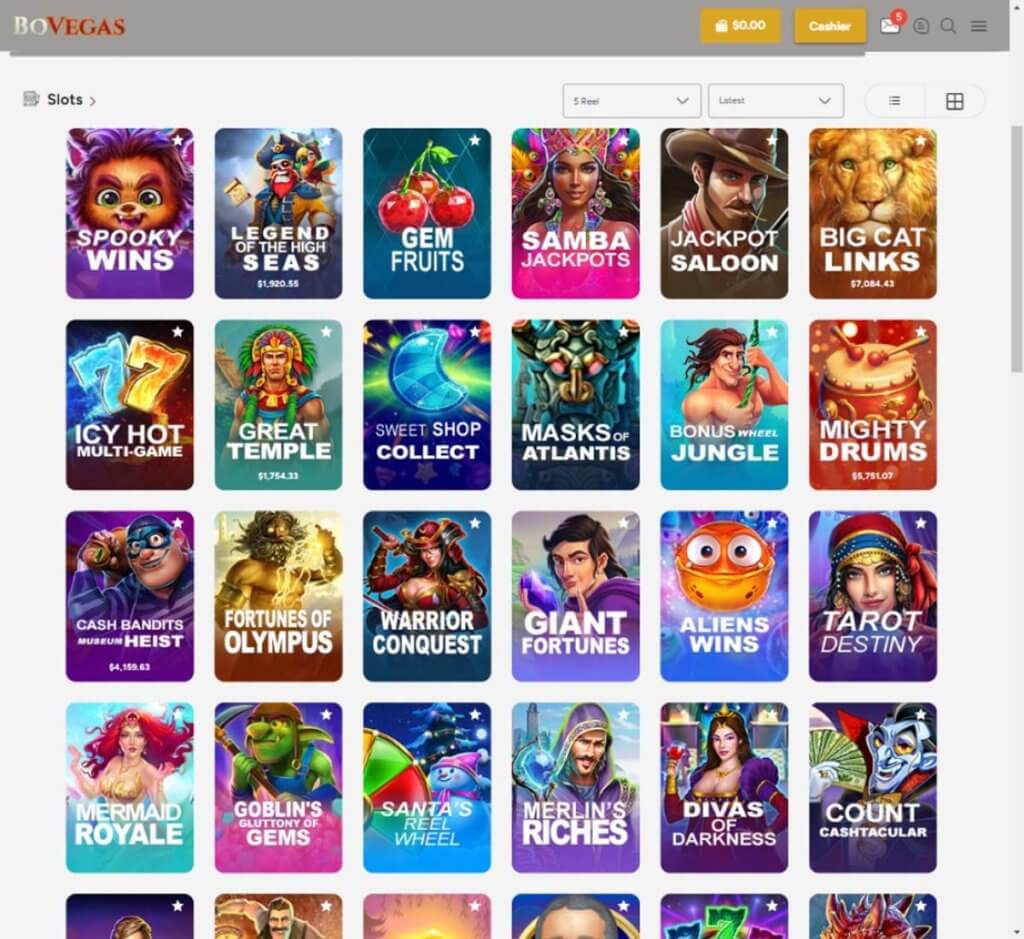 bovegas-casino-slots-variety-review