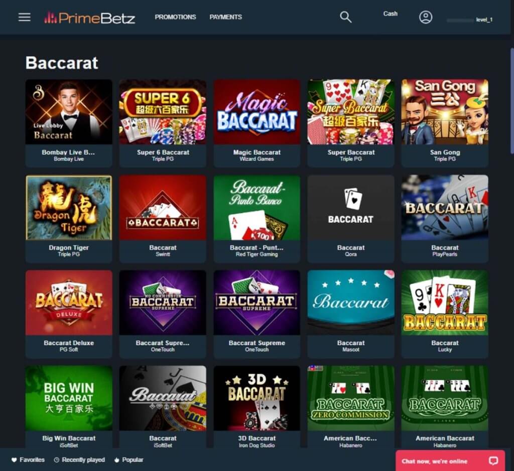 primebetz-casino-live-dealer-baccarat-games-review