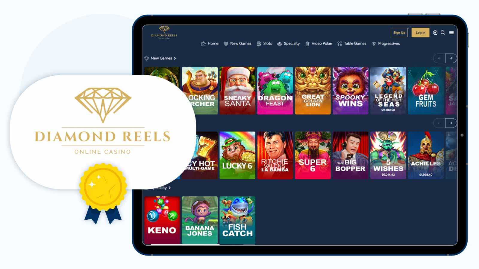 Best Online Casino for Crypto Diamond Reels