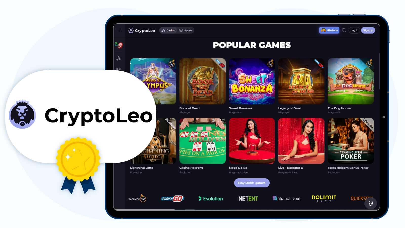 CryptoLeo Casino Best New Online Casino Overall in 2024