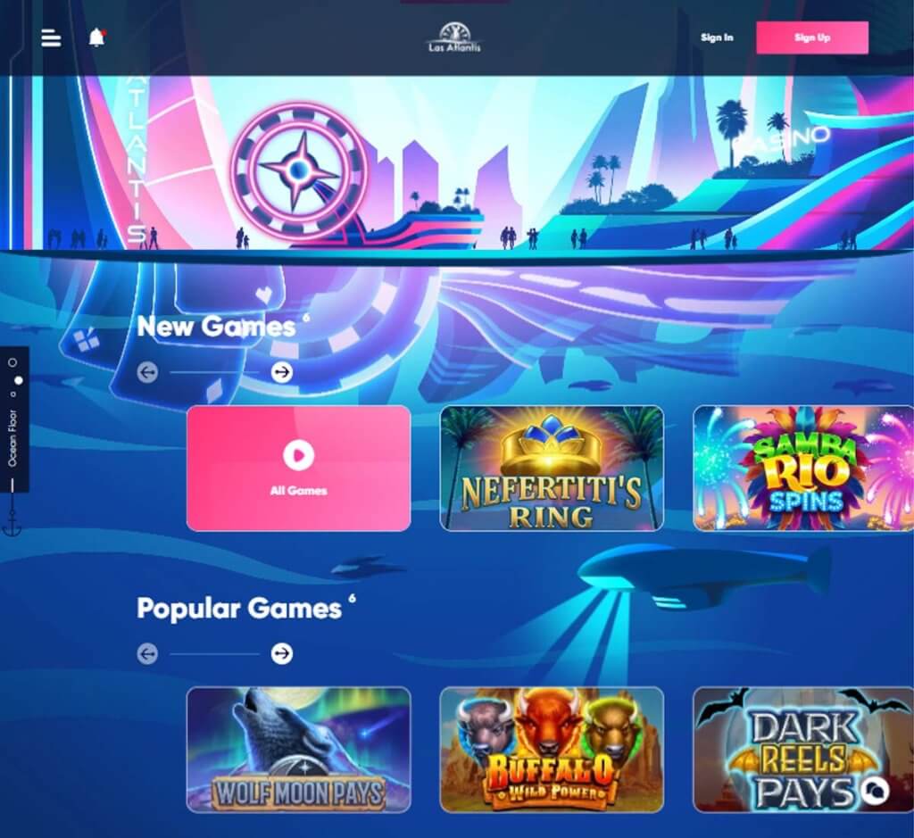 Las-Atlantis-Casino-game-types-review