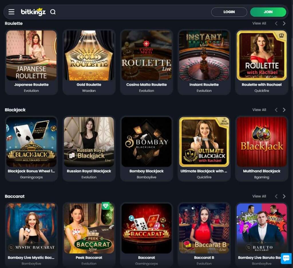 bitkingz-casino-live-dealer-games-collection-review