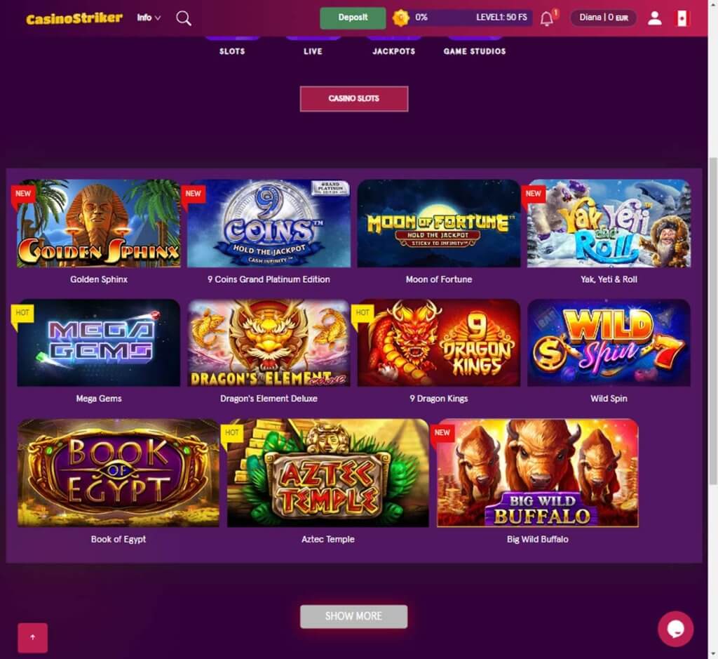 casino-striker-casino-slots-variety-review