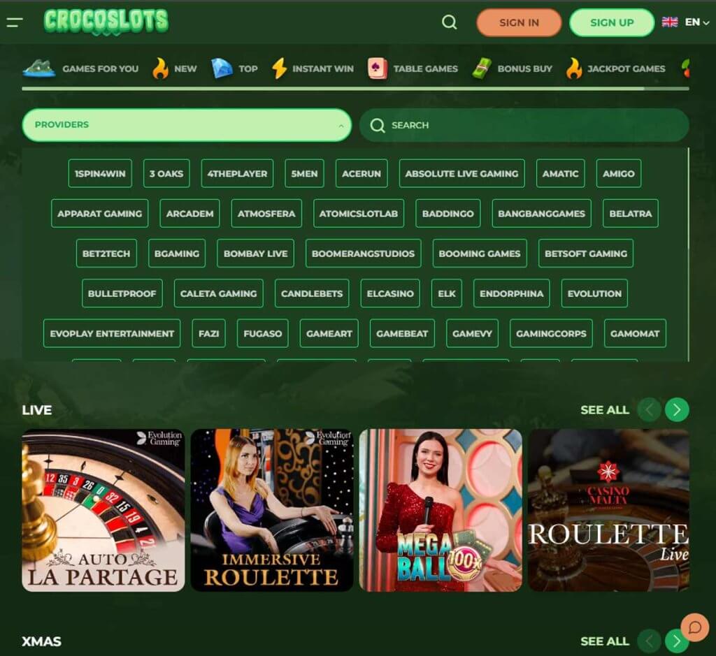 crococlots-casino-casino-software-providers-available-review