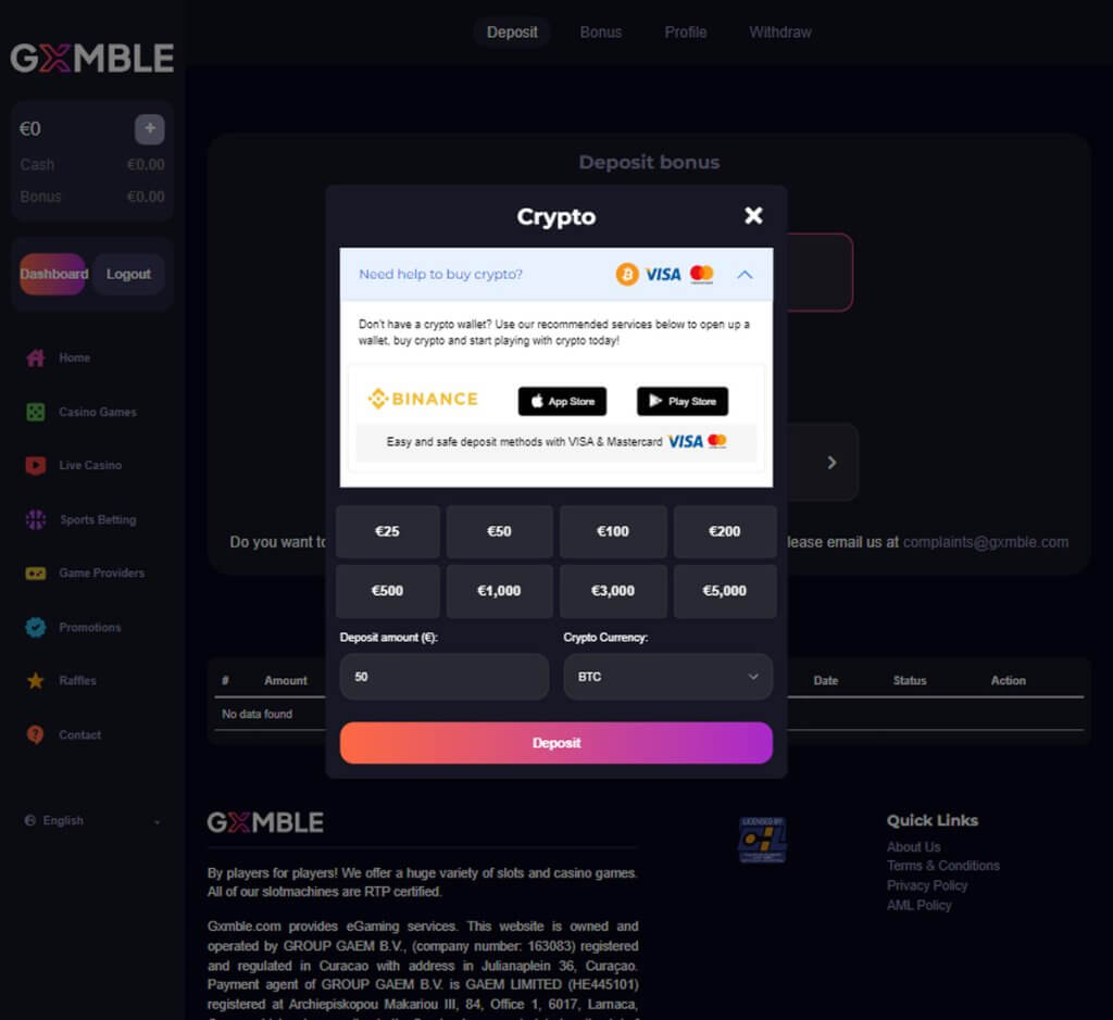 gxmble-casino-banking-methods-review