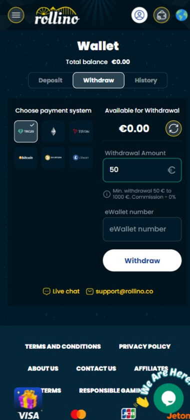 rollino-casino-withdrawal-methods-mobile-review