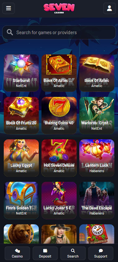 Seven Casino Mobile Preview 2