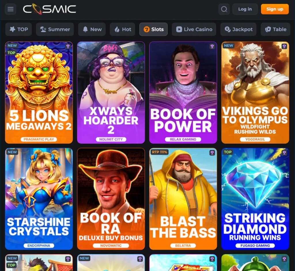 CosmicSlot-casino-slots-variety-review