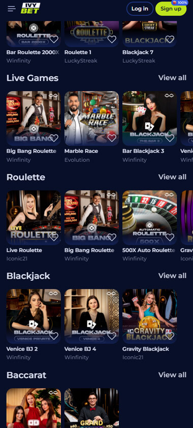 Ivybet Mobile Preview 1