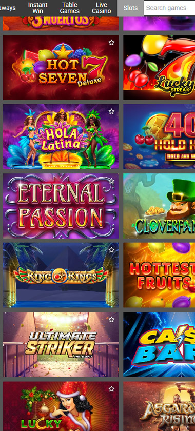 Lsbet Casino Mobile Preview 2