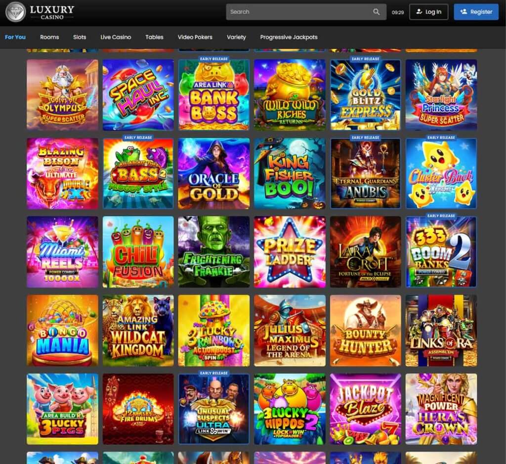 Luxury-casino-homepage-review