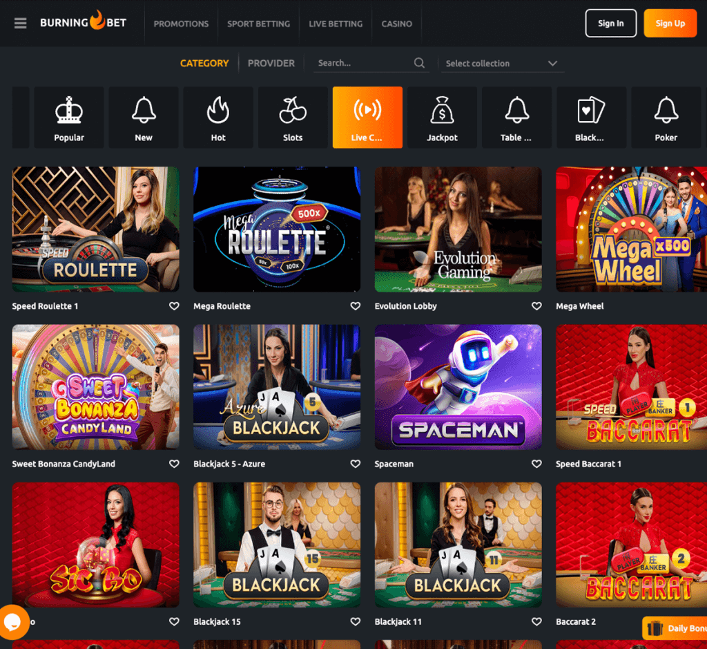 burningbet-casino-live-casino-games-collection-review