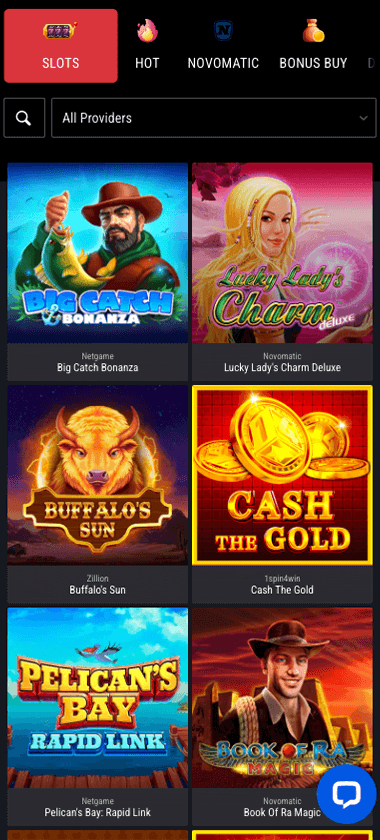 Cobra Casino Mobile Preview 2