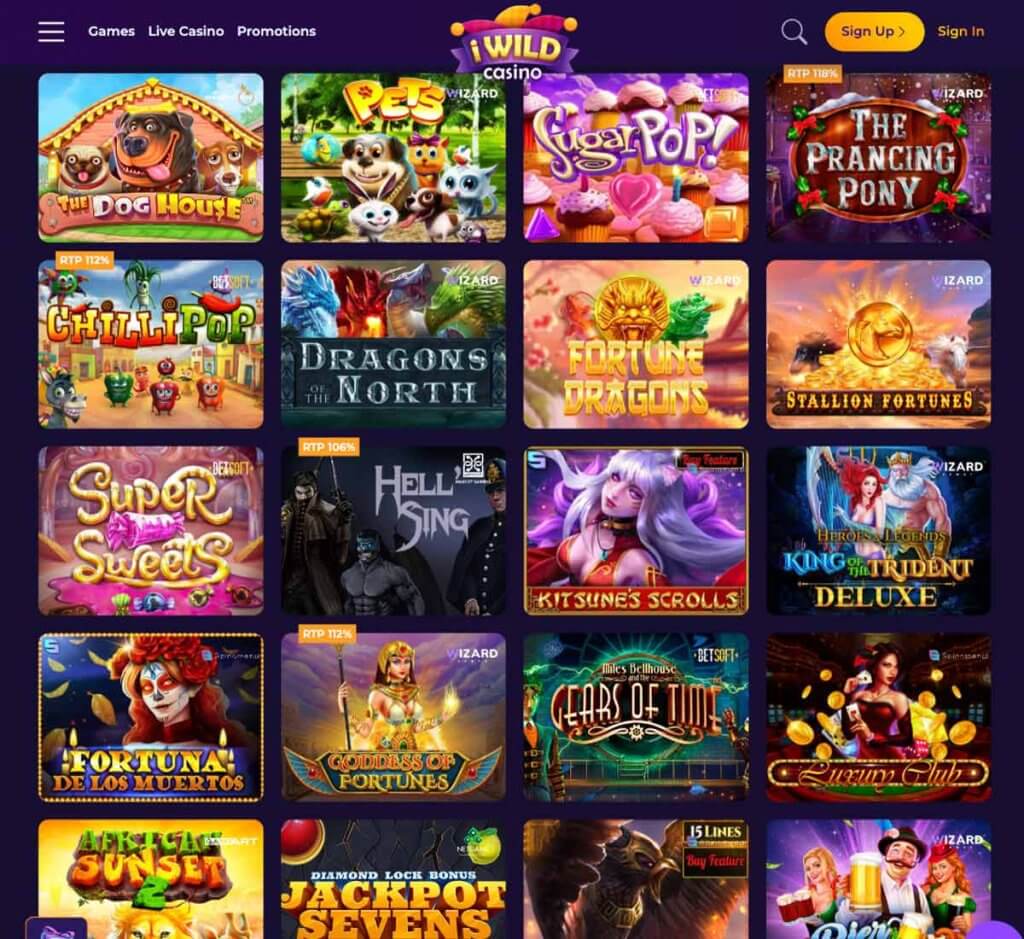 iWild-casino-slots-variety-review
