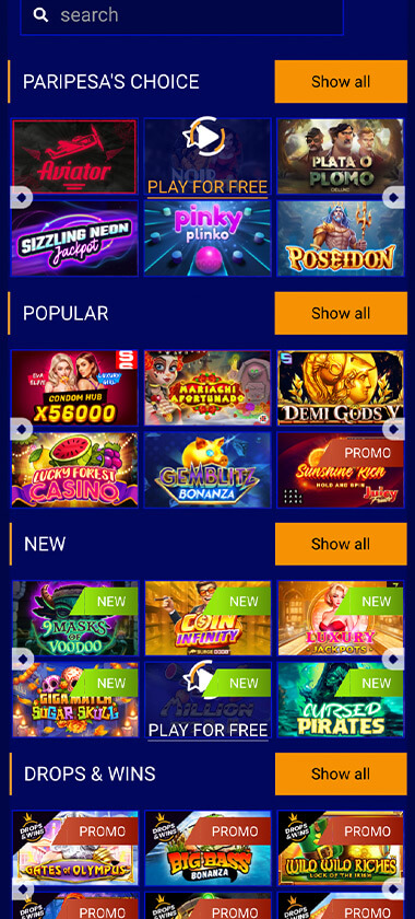 paripesa-casino-slots-mobile-review