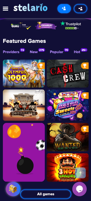 stelario-casino-homepage-mobile-review