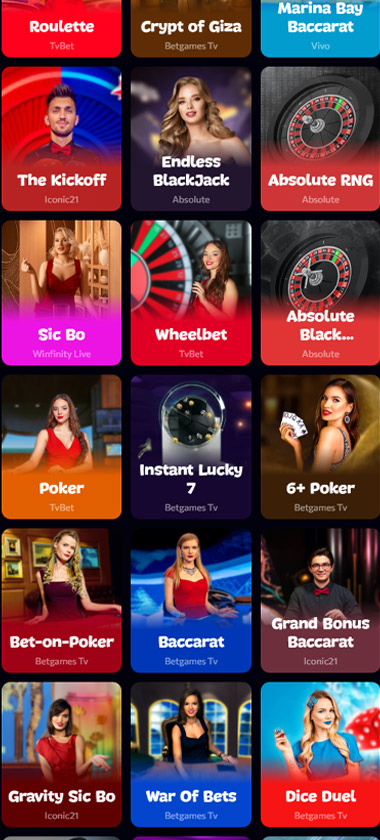 Aphrodite Casino Mobile Preview 2