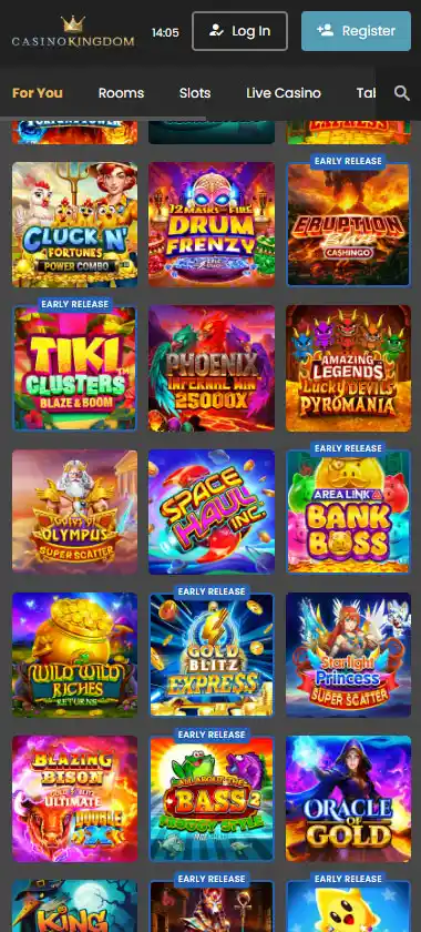 Casino Kingdom Mobile Preview 1
