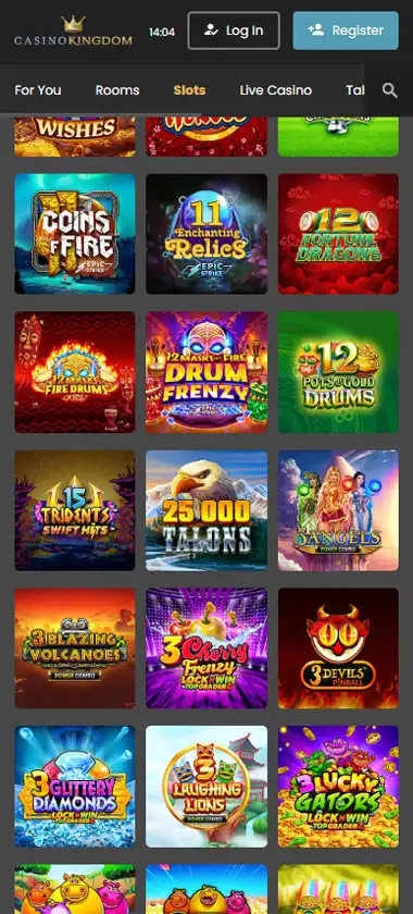 Casino Kingdom Mobile Preview 2