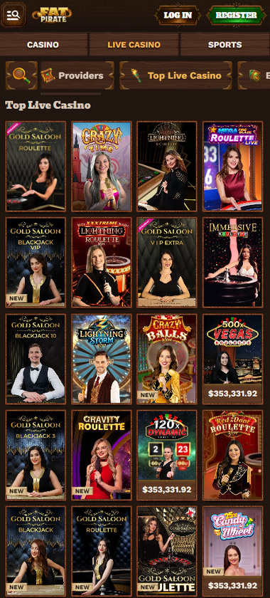 FatPirate Casino Mobile Preview 2