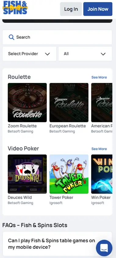 Fish and Spins Mobile Preview 1