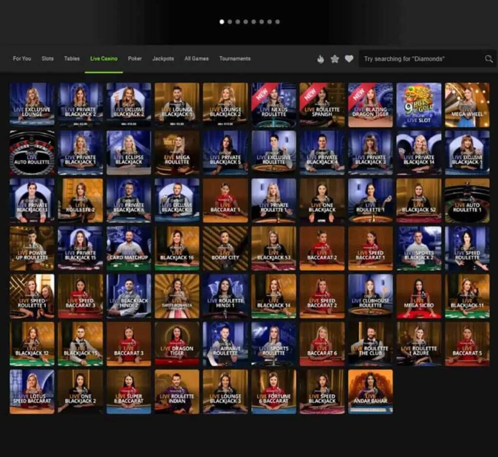 Gaming Club Casino desktop live casino lobby screenshot featuring live dealer games and real-time streaming interface - review testing Gaming Club Casino desktop live casino lobby screenshot featuring live dealer games and real-time streaming interface - review testing