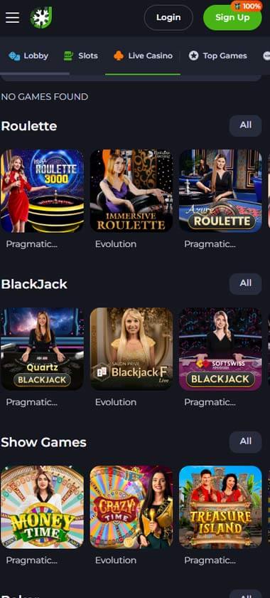 Jeet City Casino mobile live casino interface screenshot showing live dealer tables including blackjack and roulette - tested Jeet City Casino mobile live casino interface screenshot showing live dealer tables including blackjack and roulette - tested