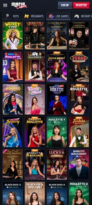 Mafia Casino Mobile Preview 1