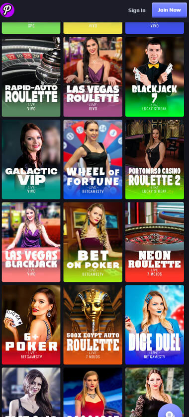 Playoda Casino Mobile Preview 1