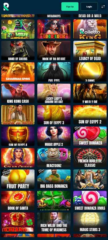 Rolletto Casino Mobile Preview 1
