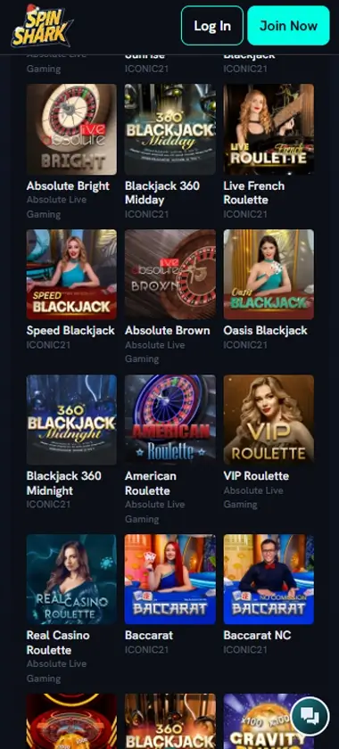 Spin Shark Mobile Preview 2