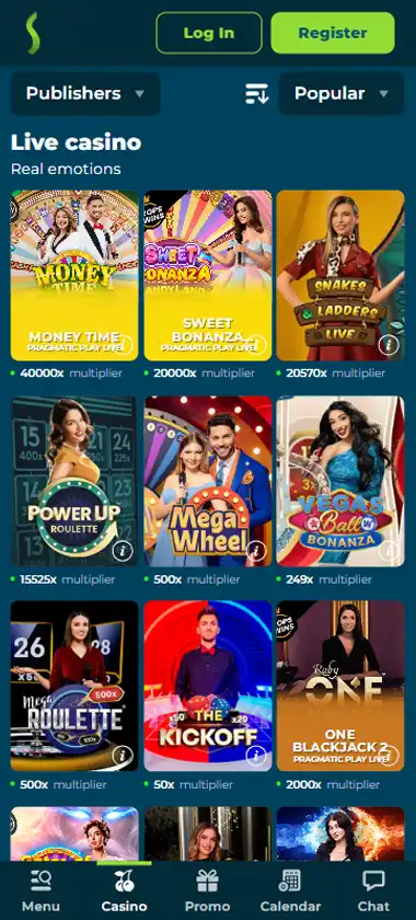 StakeMania Casino mobile live casino interface showing live dealer tables including blackjack and roulette - Tested StakeMania Casino mobile live casino interface showing live dealer tables including blackjack and roulette - Tested